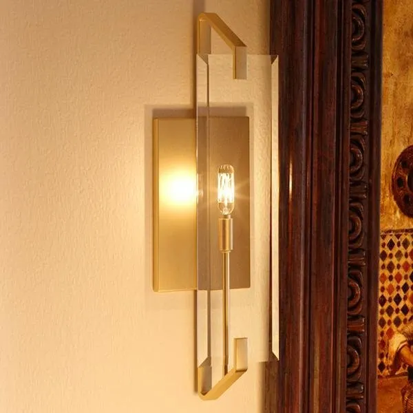 UHP2138 Contemporary Bath / Wall Light, 19.75"H x 4.5"W, Brushed Bronze Finish, Sevilla Collection