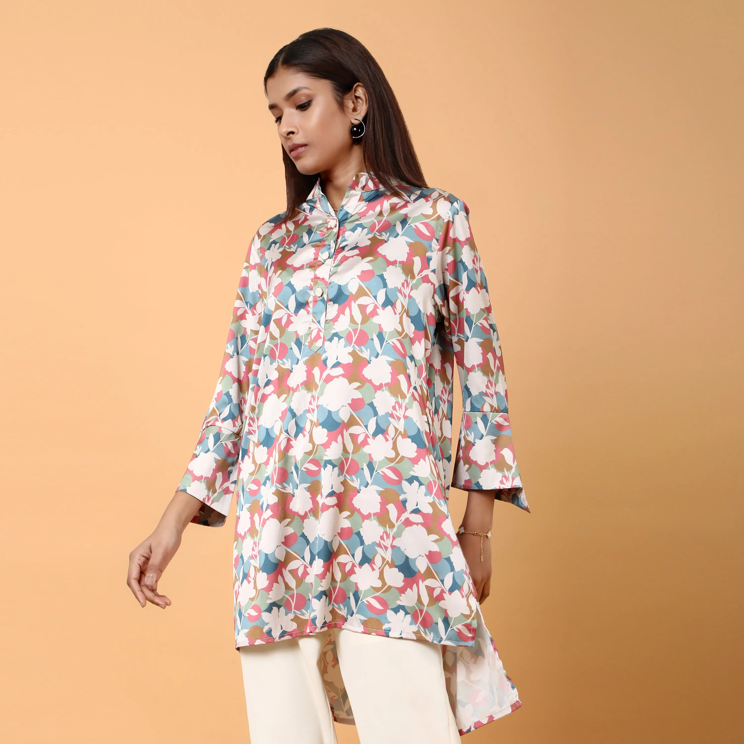 Yasmin floral printed tunic