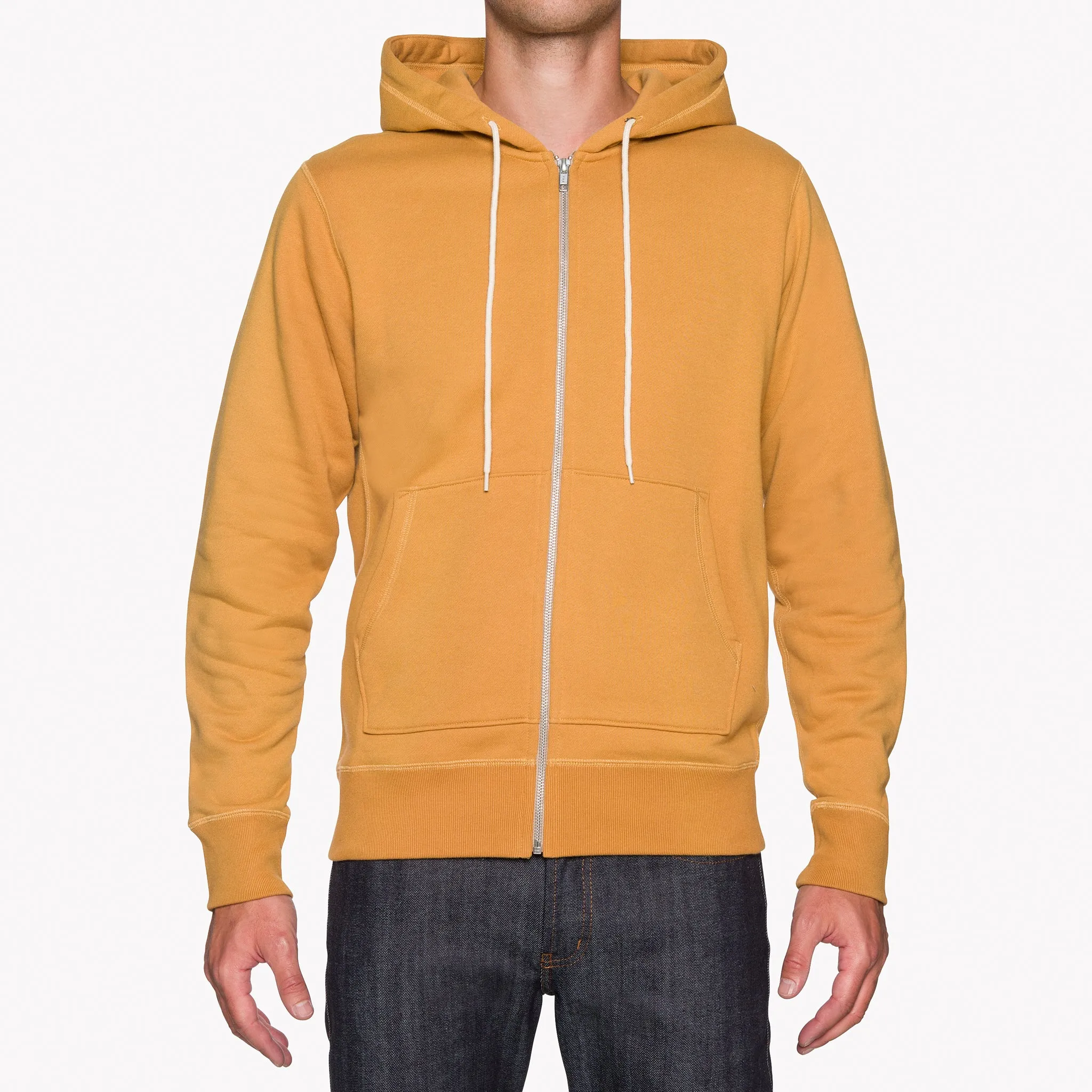 Zip Hoodie - Heavyweight Terry - Amber