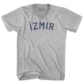 ?zmir Text Adult Cotton V-neck T-shirt